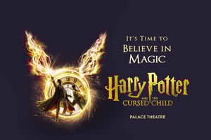 Bilhete para o espetáculo Harry Potter e a Criança Amaldiçoada (Partes I e II)