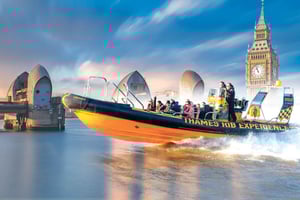 London: 70-minuters Thames Barrier Speedboat Tour
