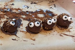 London: Workshop för att göra chokladtryffel