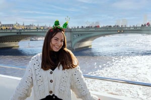 London: Sightseeing-cruise på juledagen