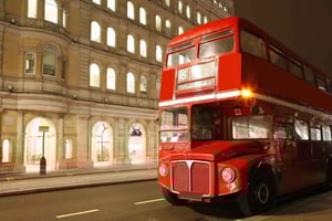 London: Christmas Lights Tour mit dem Doppeldeckerbus