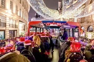 London: Festlig julelys sightseeingtur