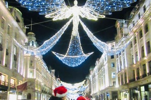 Lontoo: Jouluvalojen yksityinen kierros ikonisella Lontoon taksilla