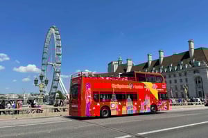 Ônibus hop-on hop-off City Sightseeing London e extras que dá para reservar