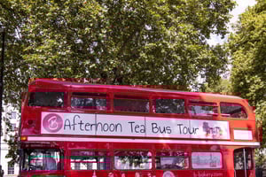 London: Klassisk eftermiddagsteetur med buss