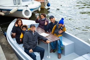 Лондон: аренда GoBoat в Кингстоне-на-Темзе