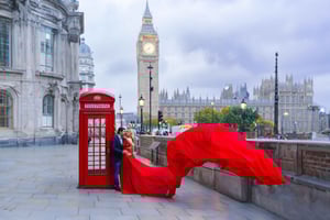 Лондон: Частная фотосессия в летающем платье @jonadress