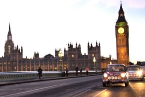 Londra: tour panoramico privato di 2 ore in auto d'epoca