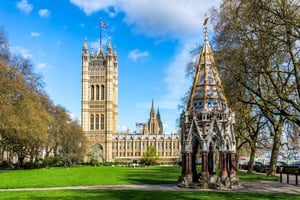 London: Guidet tur i Houses of Parliament og Westminster Abbey
