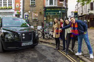 Private Ted Lasso Filming Locations Tour in a Black Cab