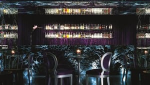 The Purple Bar at the Sanderson Hotel