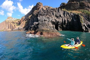 Câmara de Lobos: tour guidato privato in kayak a Madeira