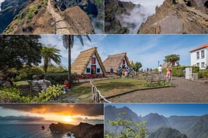 Madeira Funchal:Ost-Tour Pico Arieiro & Santana&Laurissilva