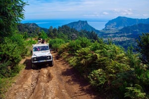 Madera: safari jeepem w Santana i spacer wzdłuż levady Balções