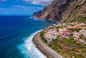 Madeira: Sørvestkysten, løp og Anjos foss 4x4-tur