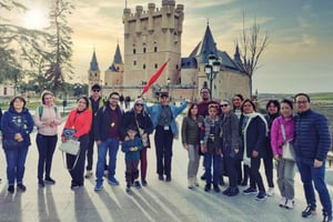 Vanuit Madrid: Middagtour Segovia met gids