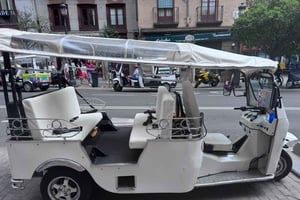 Guidet tur i Tuk Tuk rundt i Madrid