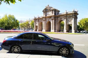 Madrid centrum: Privat transfer til Madrid lufthavn