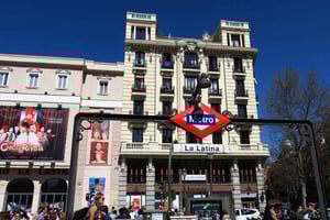 Madrid: La Latina-rundvandring med tapas och drink