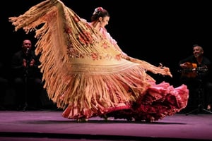 Madrid: oudejaarsdiner en show bij Flamenco Las Tablas