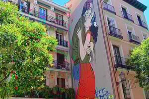 Madrid: Private Street Art Tour and Guided Visit to the Banksy Museum