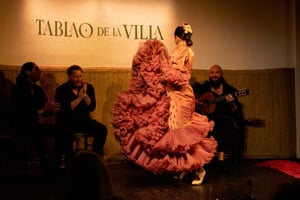 Madrid: Flamencoshow på Tablao de La Villa