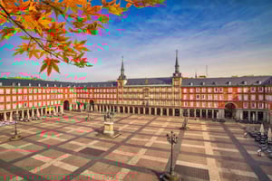 Privat byvandring i det kongelige Madrid: Paladser og pladser