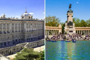 Royal Palace of Madrid Skip-the-Line and Retiro Park Tour
