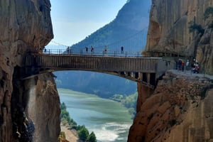 Caminito del Rey vanuit Málaga, officiële gids, drankje en loterij