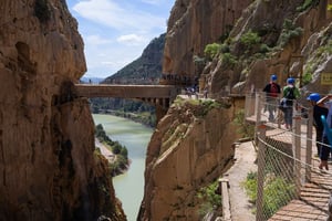 Caminito del Rey : visite guidée avec une boisson et une navette