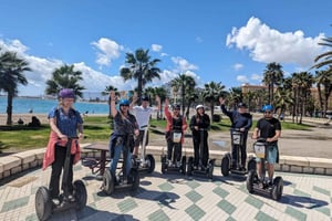 Malaga: Gibralfaro-kasteel, arena en haven Segwaytour