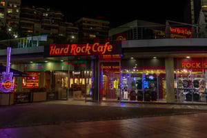 Malaga: wejście do Hard Rock Cafe z lunchem lub kolacją
