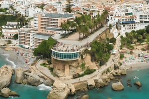 Nerja en Frigiliana vanuit Málaga: de bergen en de zee
