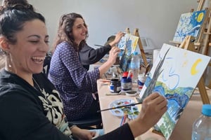 Malaga painting my own Starry Night