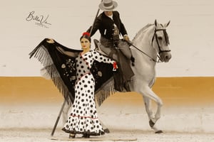 Torremolinos: Spanische Pferdeshow und Flamenco Option mit Abendessen