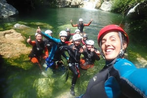 Wild canyoning in Sierra de las Nieves, Málaga