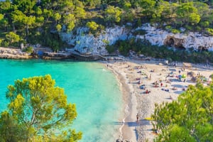 Cala Llombards o Cala Santany & Es Pontas Snorkeling e SUP