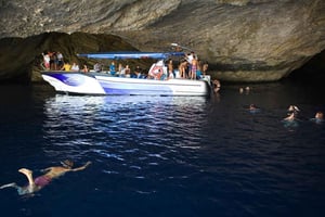 Colonia Sant Jordi: excursão de barco ao pôr do sol para a Ilha de Cabrera