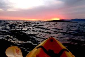 Mallorca: Kajak-solnedgångstur från Ca'n Pastilla Beach