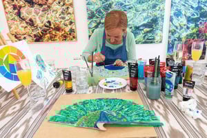 Mallorca/Porto Cristo: Diseña tu propio abanico español.