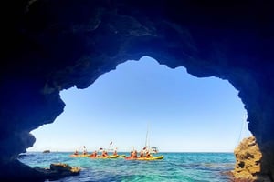 Mallorca: Kajaktur i havgrotter, snorkling og snack