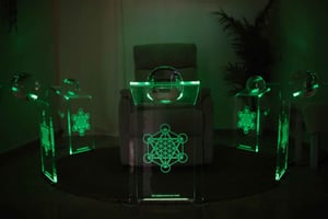 Sessie in het Tachyone Med bed