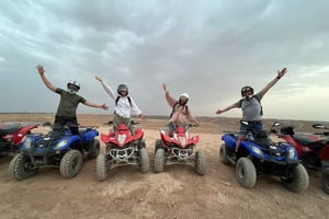 Désert d'Agafay : Randonnée en quad avec déjeuner