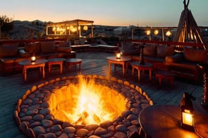 Desierto de Agafay: cena, espectáculo y paseo en camello