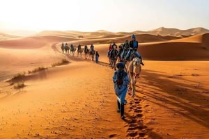Fès: 2 dagers ørkentur til Merzouga (1 natt), Marrakech