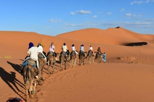 Kolmen päivän Sahara-kierros aterioilla ja leirillä Marrakechista