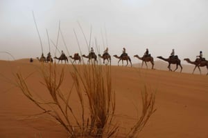 Marrakechista 4 päivän aavikkoretki Merzougaan, kameli- ja mönkijäajelu
