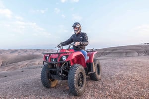 Från Marrakech: Premium Agafay-öknen halvdag Quad Biking