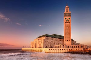 Fra Marrakech: Casablanca-tur med besøg i Hassan II-moskeen