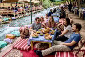 Från Marrakech: Naturresa i Ourikadalen och vattenfall, lunch